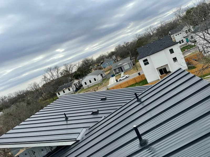 Standing seam metal roof panels with vents for Skylight Repair in Lake San Marcos